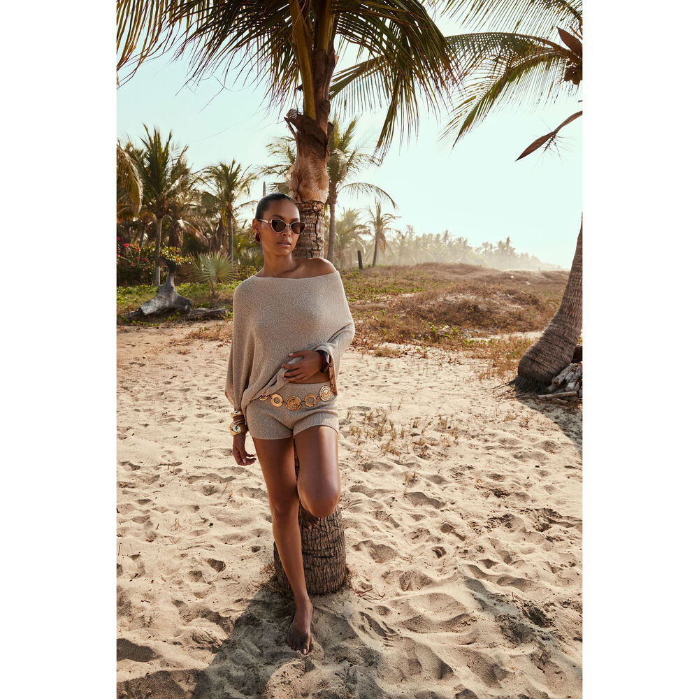 12th Tribe Avaiana Gold Hot Shorts Size SS
